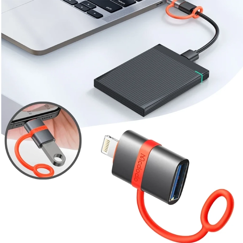Mcdodo USB-A to Lightning Adapter With Silicone Hook Ot-260